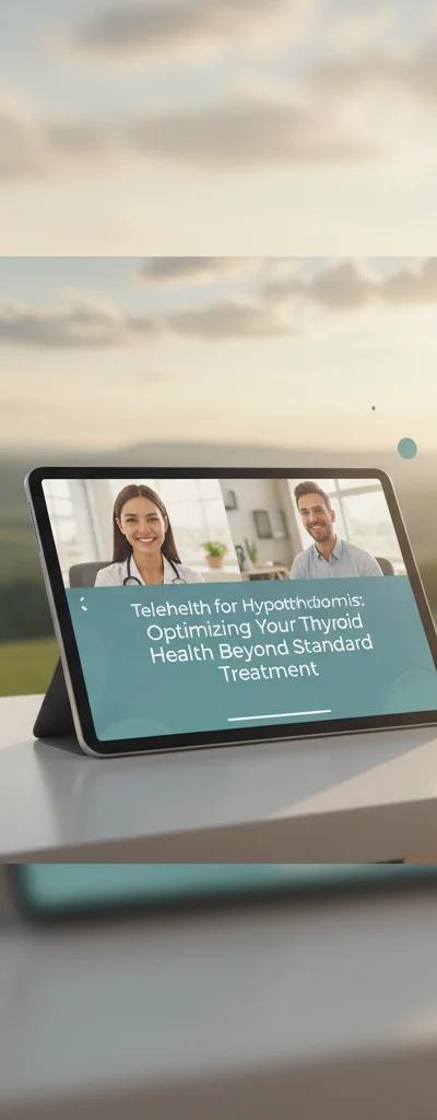 Telehealth for Hypothyroidism: Optimizing Your Thyroid Health Beyond Standard Treatment